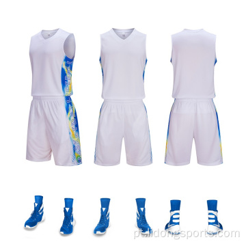 Vestuário de uniforme de basquete masculino personalizado define roupas de basquete juvenil